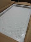 Plateaux de séchage en plastique de PPE ISO9001 75 * 55 * 5cm pour la sucrerie de capsule