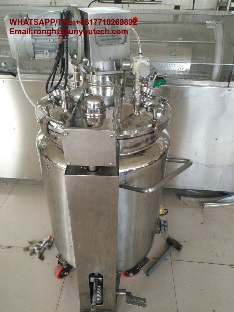 304 / SUS 316 remuant le réservoir de fonte de gélatine avec la mesure/dispositif de pression