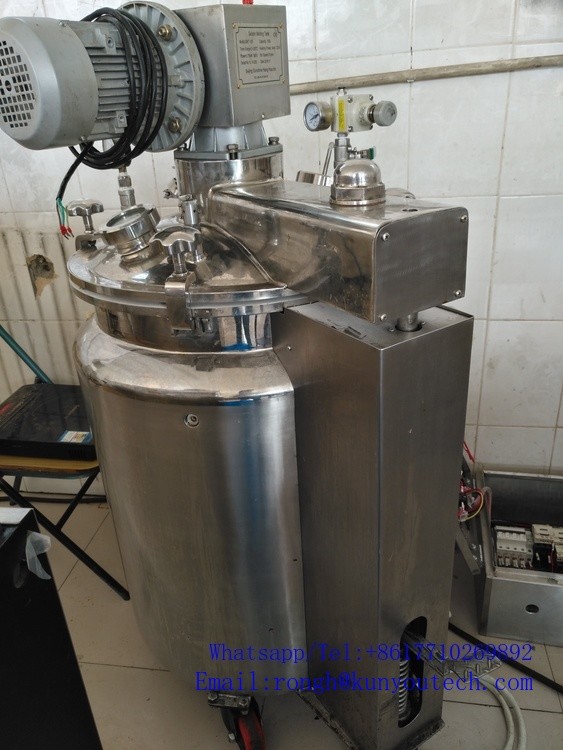 50 - 100 litres de gélatine de réservoir de fonte avec le système fort de palette et de vide