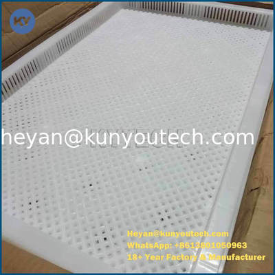 Qualité  Softgel Capsules Plastic Drying Trays High Temperature Bearing Customized Color Usine