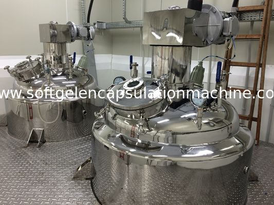 Cuves de stockage réservoirs/650L industrielles de mélange de l'acier inoxydable 316SUS pour la fabrication de Softgel