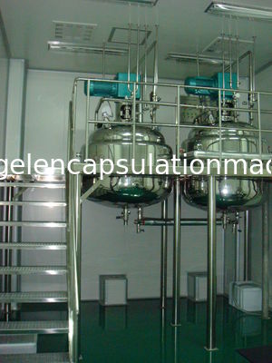 Réservoir de fonte mou de gélatine de bain d'eau, cuve de stockage de Softgel de structure compacte