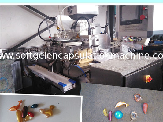 Machine d'encapsulation de softgel d'huile de poisson de large échelle avec la couverture d'acier inoxydable