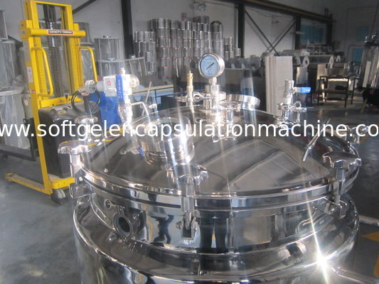 Réservoir de stockage de mélange inoxydable de réservoir du mélangeur 800L de gélatine avec la conception de plate-forme