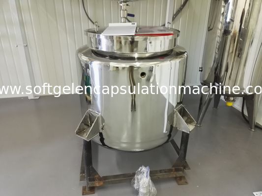 304 SUS 100L remuant la gélatine fondant et réservoir d'alimentation avec la norme de GMP