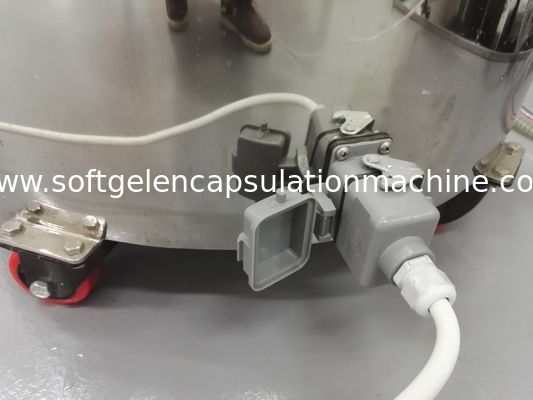 Réservoir de fonte de gélatine de capsule avec la mesure inférieure de poids de capteur de RDT, panneau de commande