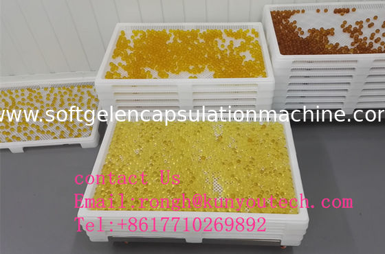 Plateaux de séchage en plastique blancs de catégorie comestible pour des capsules et le Paintball de Softgel