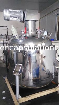 La gélatine végétale 3 couches nettoient à l'aspirateur le contrôle de température de mélange des réservoirs d'acier inoxydable/PID