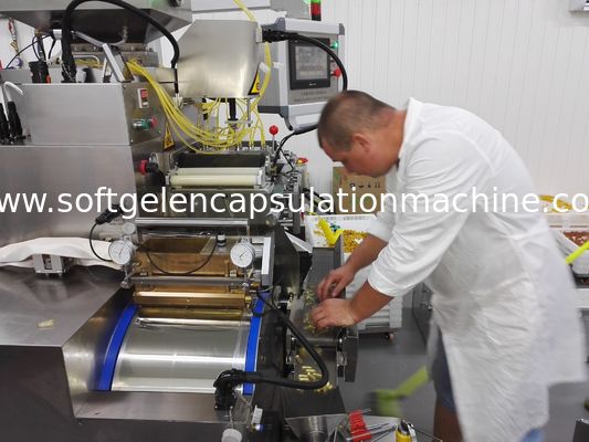 Machine de fabricant de capsule d'huile d'origine de noix de coco, équipement remplissant de capsule et formule
