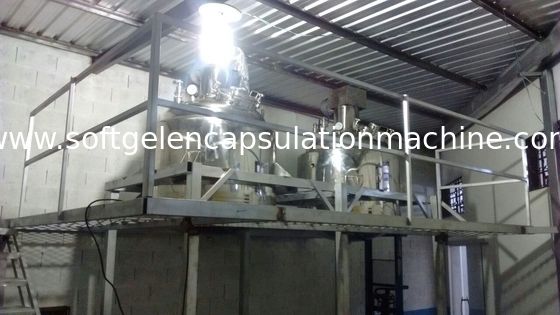 réservoir de fonte de gélatine de 600L Softgel avec la conception de vide/agitation de la fonction avec la plate-forme et le poids
