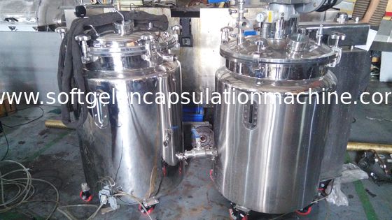 Réservoir de stockage de mélange inoxydable de réservoir du mélangeur 800L de gélatine avec la conception de plate-forme