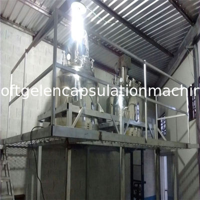 Carrange et machine de remplissage végétale d'huile d'encapsulation de softgel de gélatine d'algues