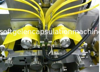 Machine d'encapsulation de softgel d'huile de poisson de large échelle avec la couverture d'acier inoxydable