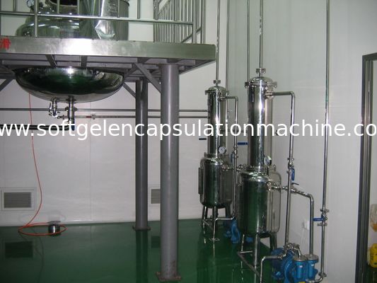 800L Softgel/réservoir de fonte gélatine de Paintball avec le bain d'eau de chauffage et le mélangeur