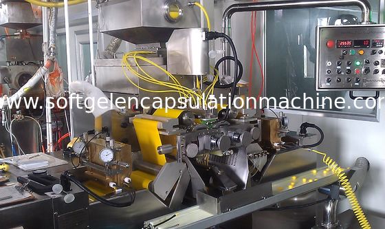 machine automatique d'encapsulation du Paintball 20kw avec la lubrification de ruban de gélatine