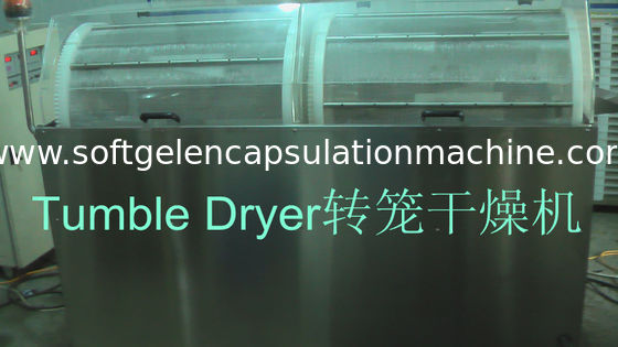 Softgel/capsule/dessiccateur de culbuteur de système de machine séchage de Paintball avec le contrôle ISO9001 de PLC