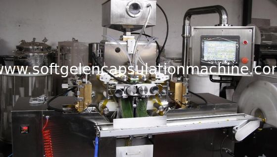 Machines pharmaceutiques de capsule molle de Vegan pour l'huile de poisson, vitamine E, Paintball faisant la machine