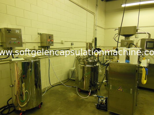 Machines pharmaceutiques de capsule molle de Vegan pour l'huile de poisson, vitamine E, Paintball faisant la machine