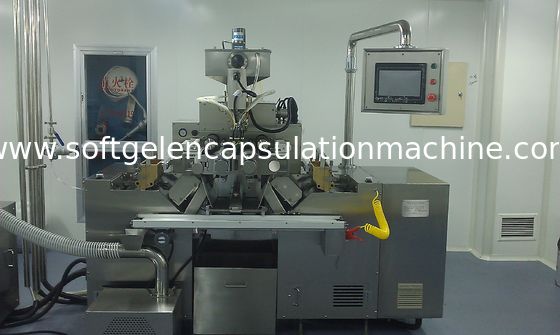 L'eau posée de fabrication de la machine trois de capsule baignent le réservoir d'alimentation de gélatine