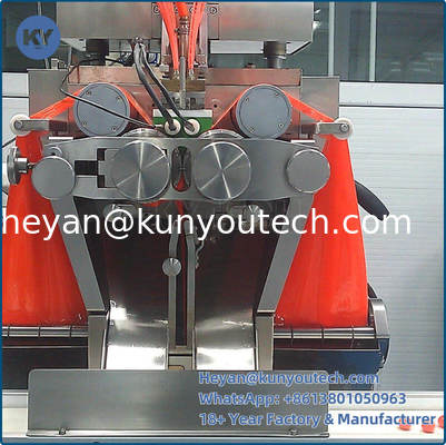 Machine de fabrication de capsules douces en acier inoxydable 304/316L avec 43470 capsules/heure de sortie et vitesse réglable de 0 à 5 tr/min