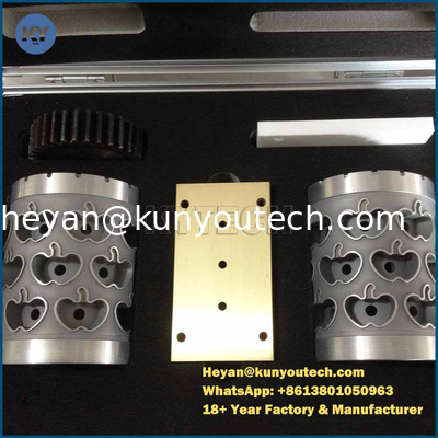 Moule en plastique de couverture d'alliage d'Aluminus pour la machine de machine d'encapsulation/fabricant de capsule, diverse forme