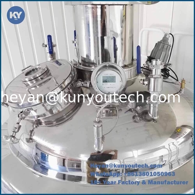 7.5KW réservoir de mélange en acier inoxydable pour la gélatine 800L capacité