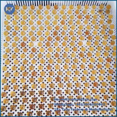 Catégorie comestible de grands plateaux en plastique de polymère de propène 780 * 495 * 55mm avec le trou de 4mm