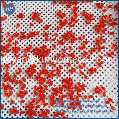 Plateau de séchage en plastique de qualité alimentaire 762x495x55 mm avec résistance de -40 à 140 degrés et structure légère pour les paintballs ou les capsules douces