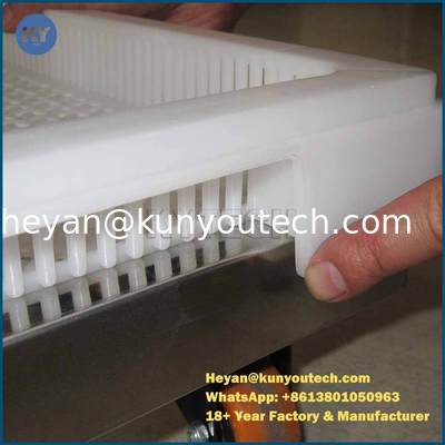 Softgel capsule la couleur adaptée aux besoins du client par incidence à hautes températures de séchage en plastique de plateaux