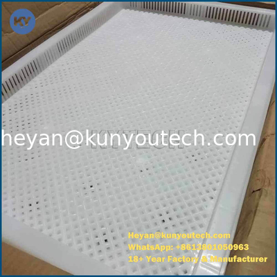 Plateau de séchage en plastique de qualité alimentaire en PP ABS 758x608x40 mm