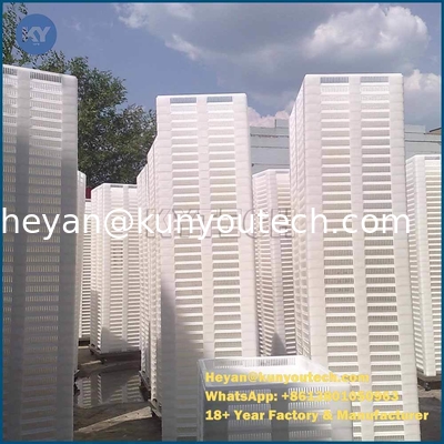 Les plateaux de séchage en plastique de médecine de catégorie comestible avec des trous peuvent empiler, séchage efficace