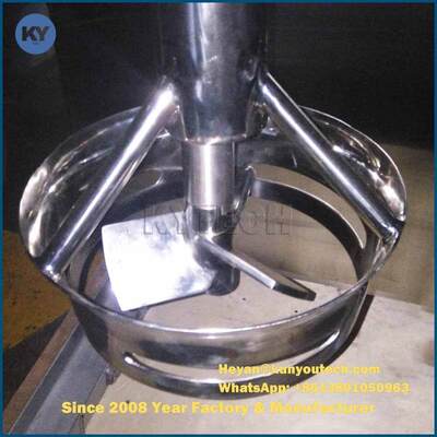 Mélangeur électrique de levage hydraulique de couleur de système pour la gélatine molle