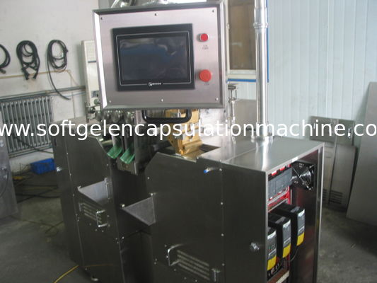 Les gélules S403 molles capsulent doucement faire la machine AVEC le convoyer en acier de Stinless