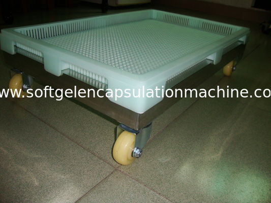 Plateaux de séchage en plastique de grande taille de Softgel avec l'anti haut temprature de chariot
