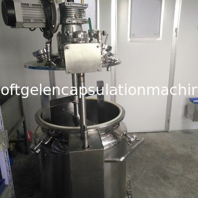 réservoir d'acier inoxydable de gélatine du Vegan 100L avec remuer la fonction et la pompe à vide