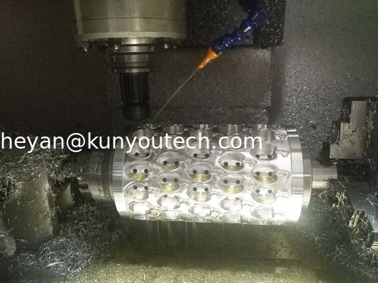 Le moule en aluminium compact de capsule/meurent Rolls pour la machine molle d'encapsulation de gélatine