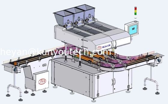 Machine de conditionnement multi de bouteille de plat de vibration de machine à emballer de compte et de capsule de Tablette