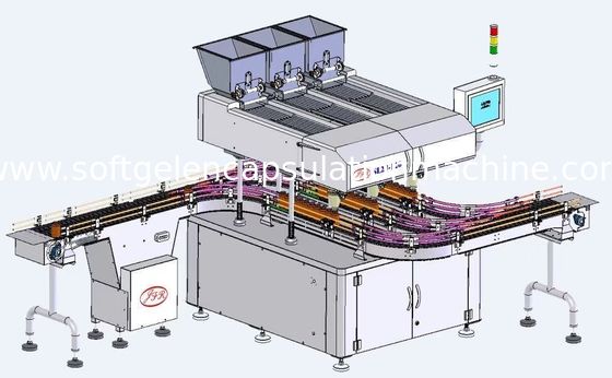 Petite machine à emballer de compte et de bouteille de Softgel/Tablette matériel SS304 de 10 - de 120b/M