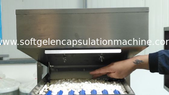 Machine molle d'encapsulation de gélatine d'acier inoxydable pour la capsule oblongue ovale d'huile de poisson/vitamine de forme