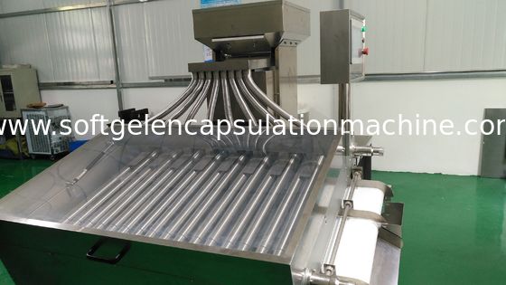 Machine molle d'encapsulation de gélatine d'acier inoxydable pour la capsule oblongue ovale d'huile de poisson/vitamine de forme