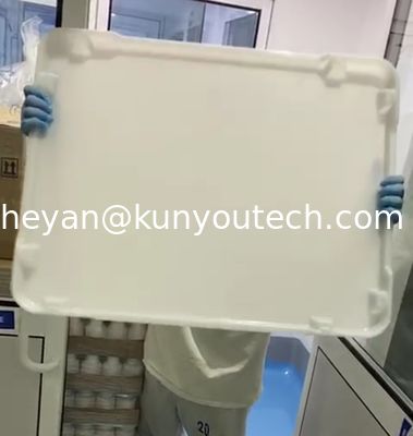 Plateaux en plastique de séchage de PPE de fond plat 75 * 55 * 5cm pour la sucrerie de capsule