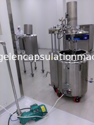 Chaîne de production de R&amp;D Softgel pour l'huile de poisson de forme ou la vitamine oblongue ovale Softgel