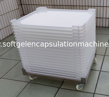 Plateaux de séchage en plastique de la CE 5cm de PPE de fond plat d'ABS de pp pour le séchage de capsule