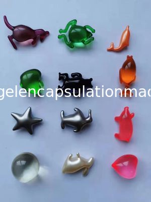 Remplissage mou halal d'huile et de pâte de capsule de machine d'encapsulation de Paintball de PLC